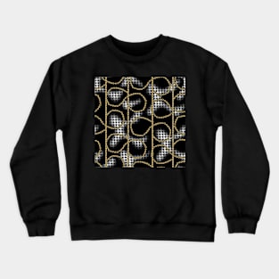 Gold chains pattern with goose foot Crewneck Sweatshirt